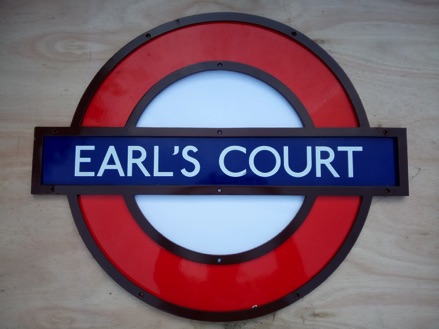 Earl's Court london Underground Roundel 
