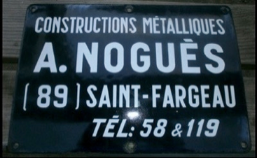 French Tradesman's Enamel Sign sale